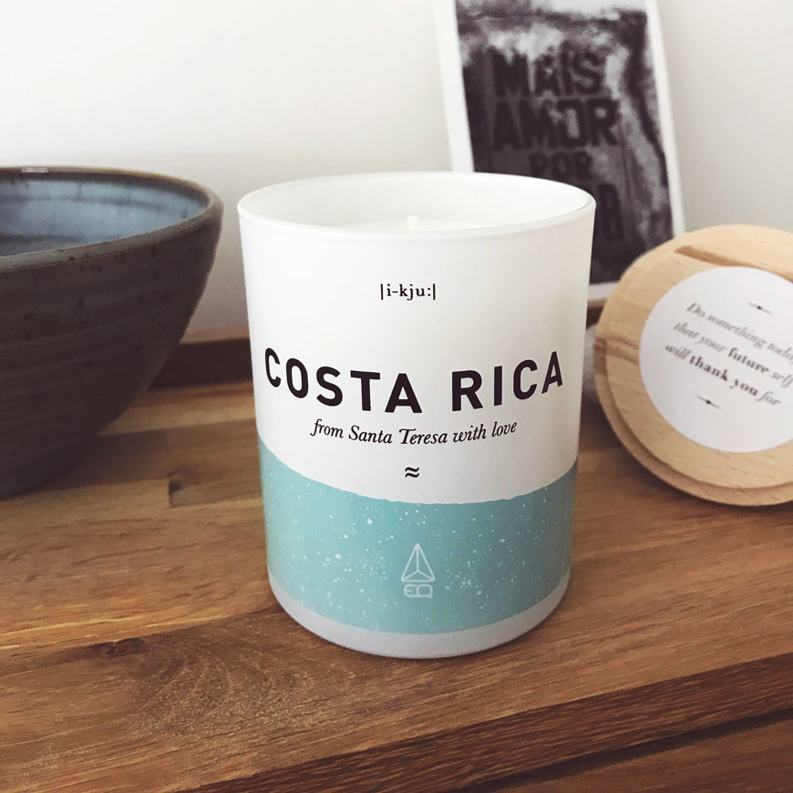 Santa Teresa Costa Rica scented candle