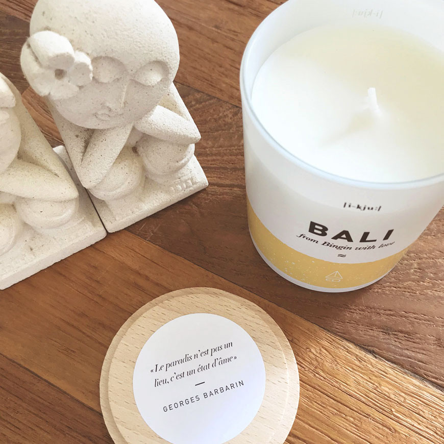 Bali Scented Candle 100 Natural Wax EQ
