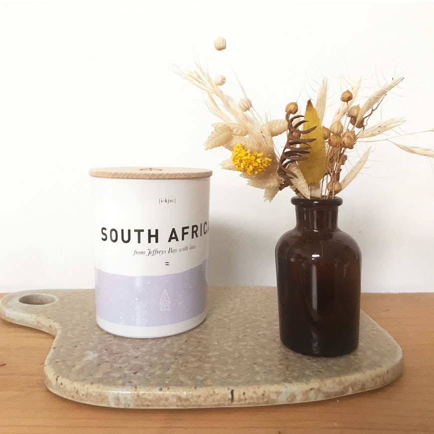 South Africa Scented Candle 100 Natural Wax EQ