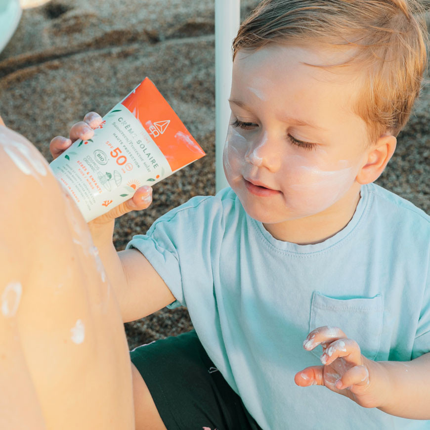 Crème Solaire Bébés et Enfants SPF50